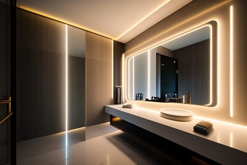 luz led para baño