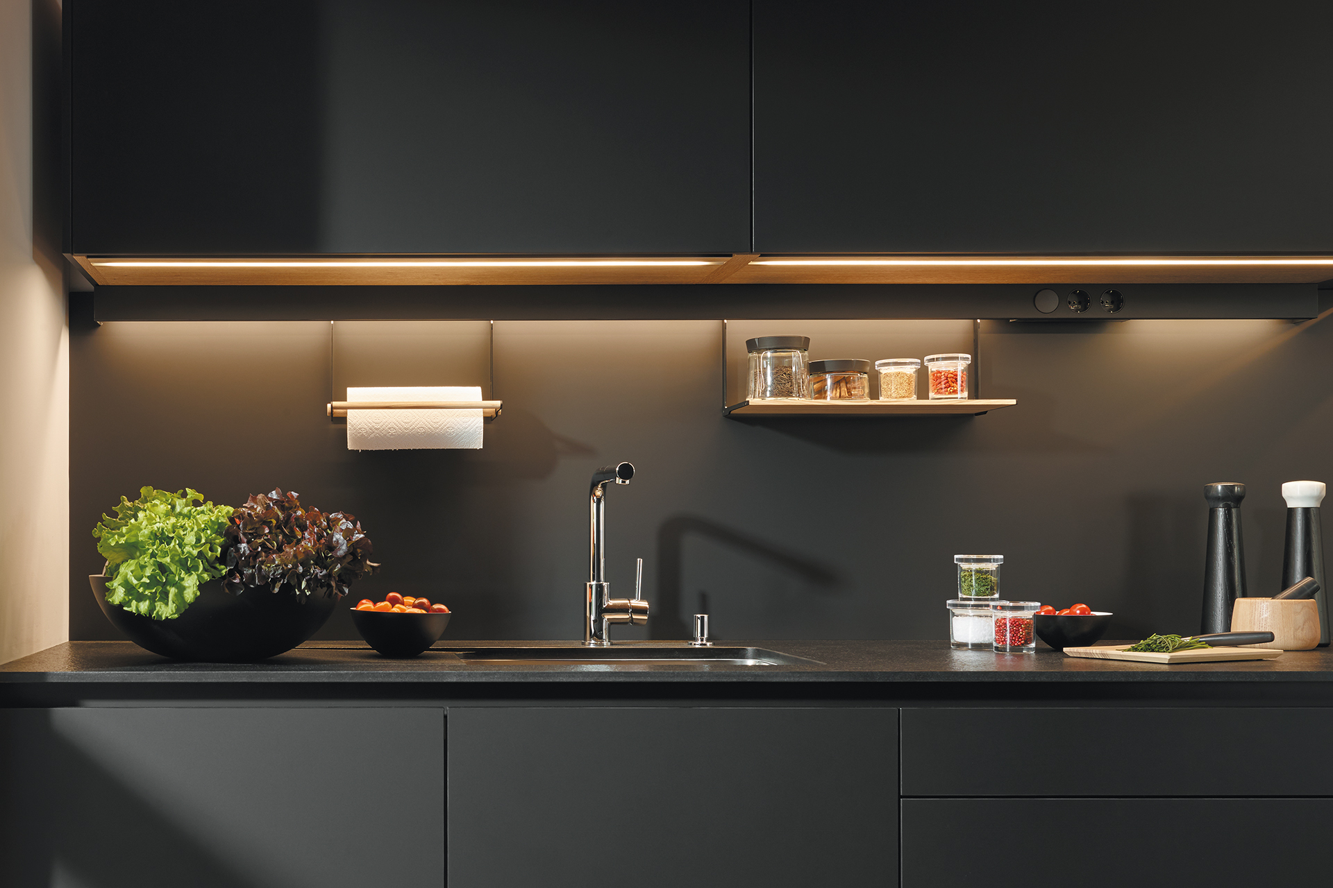 iluminacion led cocina mueble